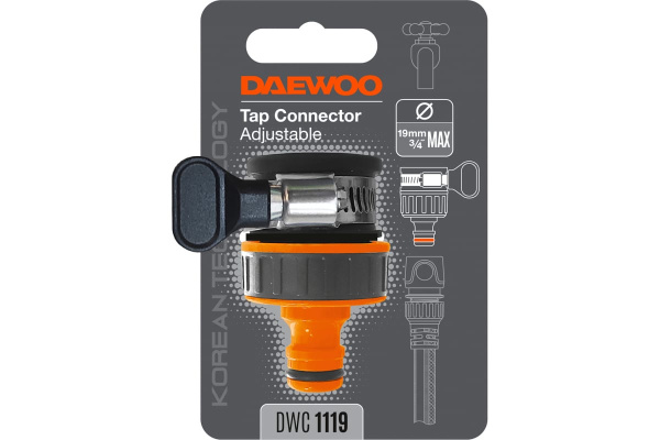 Адаптер для крана безрезьбовой DAEWOO до 3/4" 19mm  DWC 1119 в Екатеринбурге