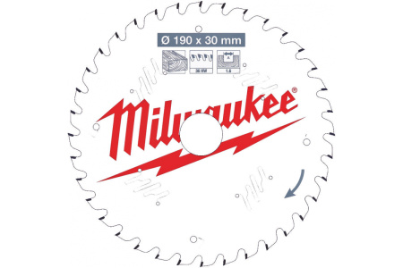Пильный диск Milwaukee по дереву 190х30х1,6 Z36 4932471301