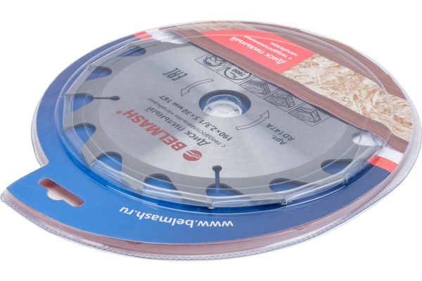 Диск пильный по дереву BELMASH 190х30/20мм. 16зуб.  RD147A в Екатеринбурге