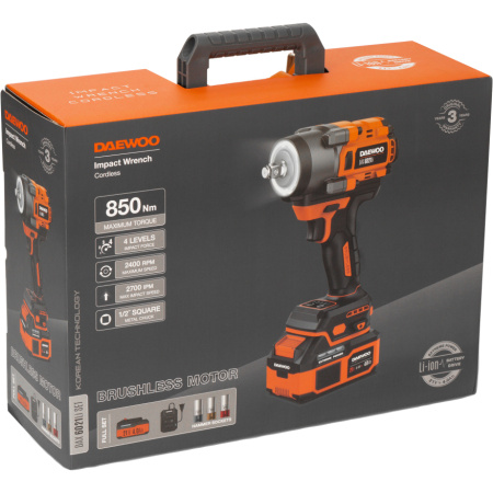 Винтоверт ударный аккумуляторный DAEWOO DAX 6021Li SET в Екатеринбурге