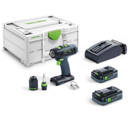 Аккумуляторная дрель-шуруповерт FESTOOL T 18+3 HPC 4,0 I-Plus 576446-921 в Екатеринбурге