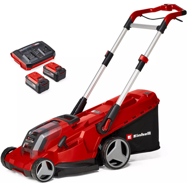 Акк. газонокосилка Einhell RASARRO 36/42, 2x5,2Aч высоты 6 ступеней 50-л трав.сбор.площадь до 725 м² 2 батар 3413272 в Екатеринбурге
