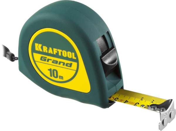 Рулетка KRAFTOOL GRAND 10 метров 25мм.  34022-10-25 в Екатеринбурге 