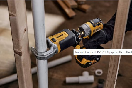 Насадка угловая ударная DeWalt для резки труб из ПВХ DT20560-QZ в Екатеринбурге