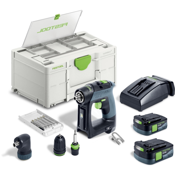Аккумуляторная дрель-шуруповерт FESTOOL СXS12 Li 2 576865 Set в Екатеринбурге