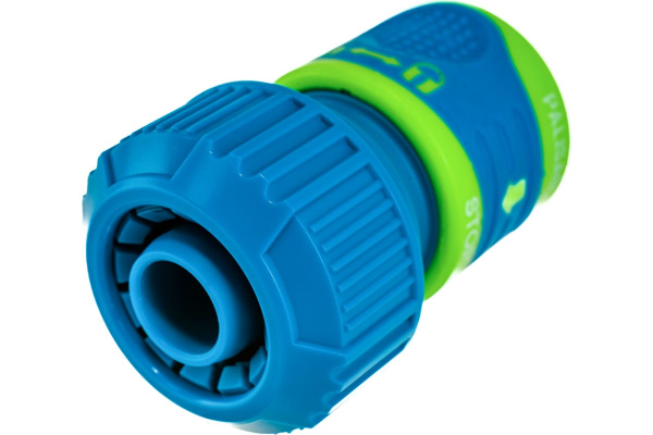 Соединитель для шланга Palisad LUXE 3/4", аквастоп, двухкомпонентный  66242 в Екатеринбурге