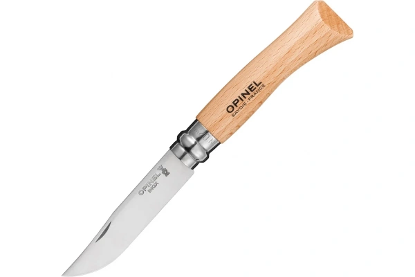 Нож OPINEL 07 VRI  клинок 8см, нержавеющая сталь, бук 000693