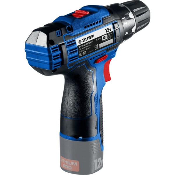 Дрель-шуруповерт аккумуляторный ЗУБР БЗП 1-10мм. DL-121 в Екатеринбурге