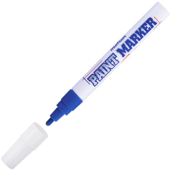Маркер MunHwa (синий) 4мм  PM-02 в Екатеринбурге 