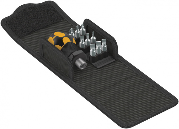 Отвертка и биты "Wera" Kraftform Kompakt Stubby (короткая отвертка) 10пр.  WE-057472 в Екатеринбурге 