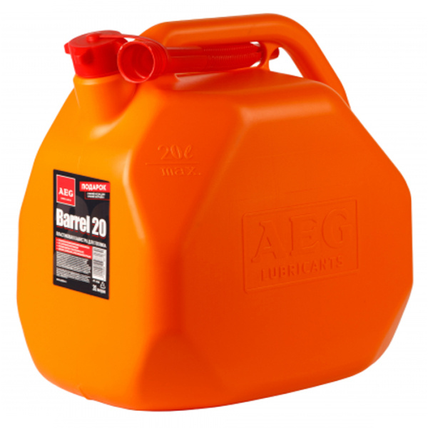 Канистра AEG BARREL усиленная для топлива оранжевая  20л 33628 в Екатеринбурге