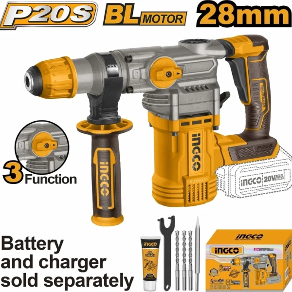 Аккумуляторный перфоратор INGCO CRHLI20288 в Екатеринбурге