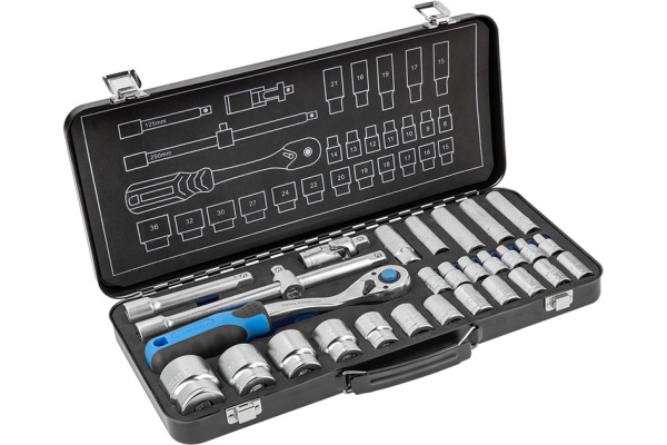 Набор инструментов HOEGERT 1/2″ 29пр.  HT1R480 в Екатеринбурге