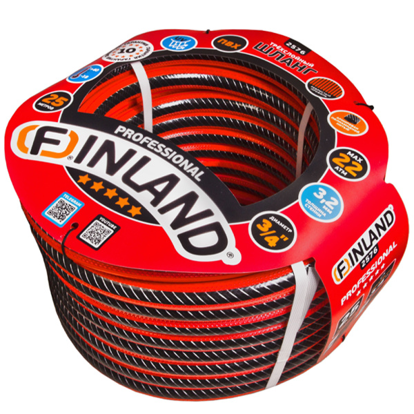Шланг поливочный FINLAND ПВХ 3/4" 25м  2576