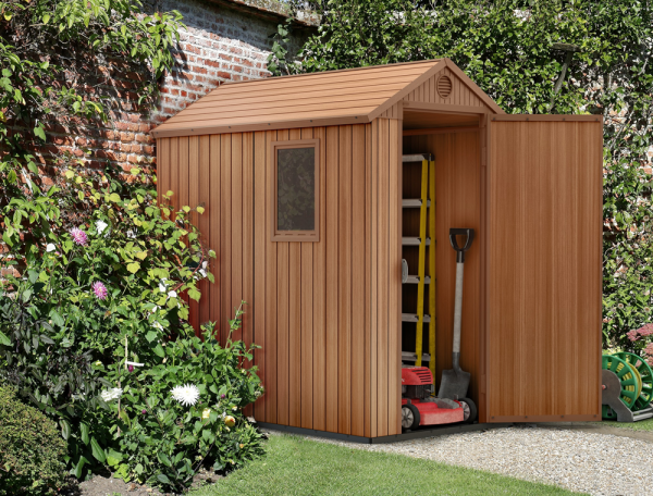 Блок хозяйственный из ПВХ Keter Дарвин 4х6 17209417/гр в Екатеринбурге