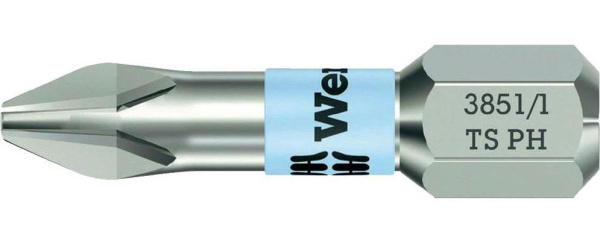 Бита "Wera" TS нерж.сталь PH1/25мм. WE-071010