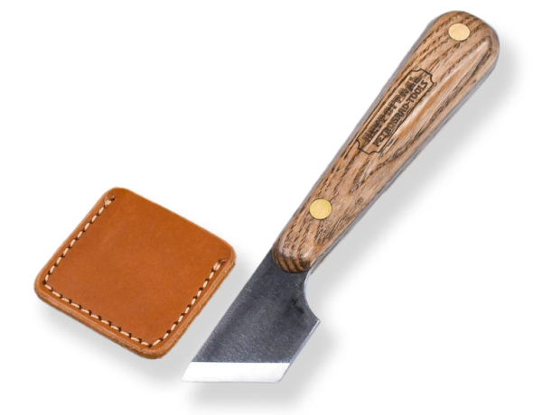 Нож ремесленный ПЕТРОГРАДЪ косая заточка 60гр. М00017620 в Екатеринбурге 