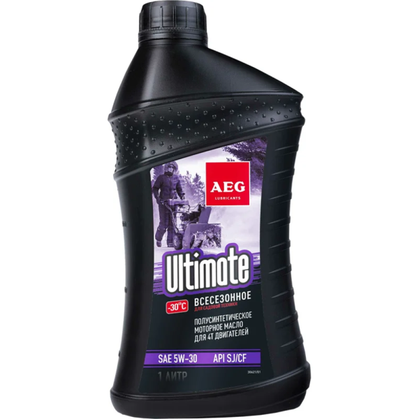 Масло четырехтактное AEG Ultimate SAE 5W30 API SJ/CF 1 л. 30621 в Екатеринбурге