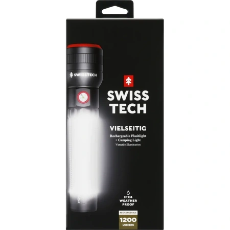 Фонарь светодиодный SWISS+TECH 4режима с индикацией заряда  ST031618 в Екатеринбурге