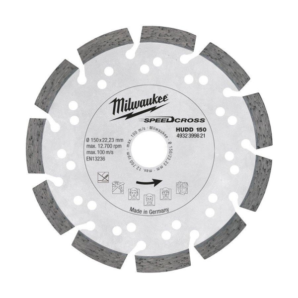 Алмазный диск HUDD 150 Milwaukee