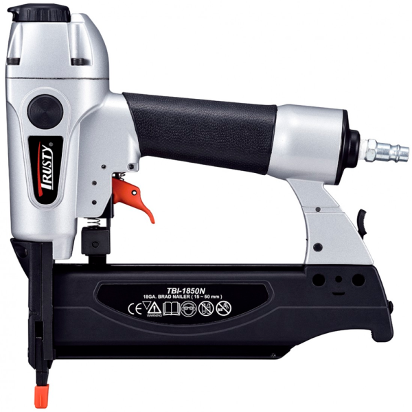 Степлер пневматический отделочный TRUSTY TBI-1850N гвозди 15-50мм. в Екатеринбурге