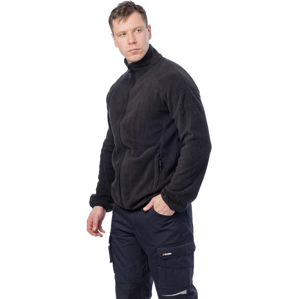 Толстовка флисовая Brodeks KS211, черный (M) КА-00004046-M в Екатеринбурге