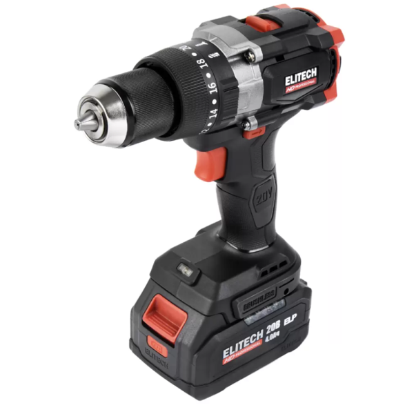 Аккумуляторная ударная дрель-шуруповерт ELITECH CD 20BL2  E2201.042.02 в Екатеринбурге