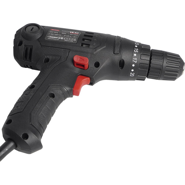 Сетевой двухскорострой шуруповерт TEH TD1004S Двухскоростной шуруповерт, мощность 400 Ватт. Самозажимной в Екатеринбурге