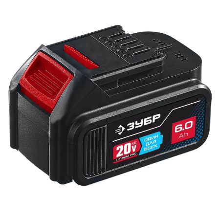 Аккумулятор ЗУБР 20В, 6Ач, Li-lon, тип Т7  ST7-20-6 в Екатеринбурге