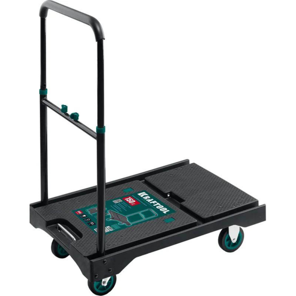 Тележка платформенная складная KRAFTOOL до 150 кг, 68х49.5 см, d10 см 38780-150 в Екатеринбурге