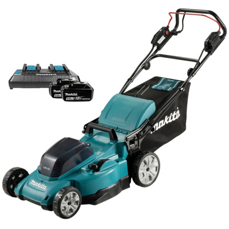 Газонокосилка колесная аккумуляторная "MAKITA"  DLM481CT2 (18+18.36В) в Екатеринбурге