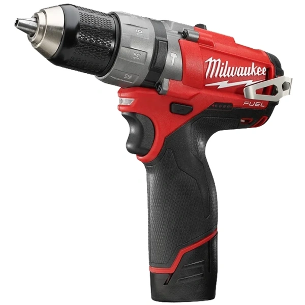 Аккумуляторная безударная дрель-шуруповерт, бесщеточная Milwaukee M12 CDD-202C FUEL 4933440390