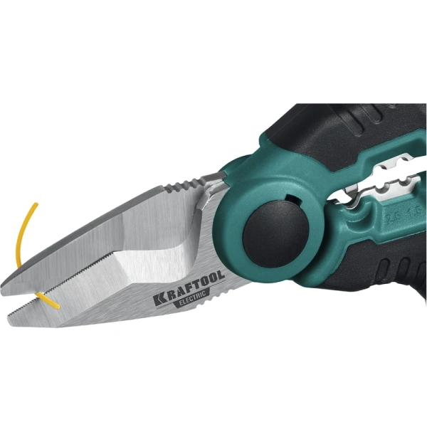 Ножницы электрика KRAFTOOL Electric  4-в-1 160 мм с чехлом  23356 в Екатеринбурге 