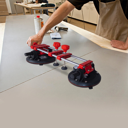 Система стягивания и выравнивания плит  205 мм DIAM EX-2P  (2 присоски с ручной помпой) 600128 в Екатеринбурге