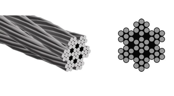 Трос нерж. средн.мягкости 2,5мм. DIN3055 А2 (250м) УТ000013329
