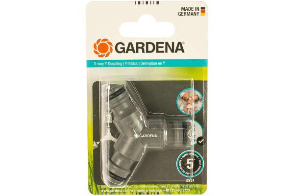 Тройник GARDENA 3х1/2 new 02934-20.000.00 в Екатеринбурге