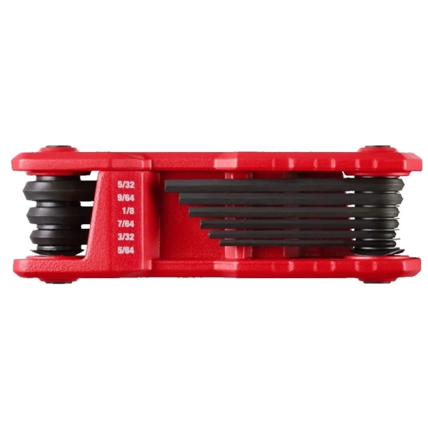 Набор Milwaukee из 9 складных HEX ключей дюймовых (5/64"-1/4")  4932493614