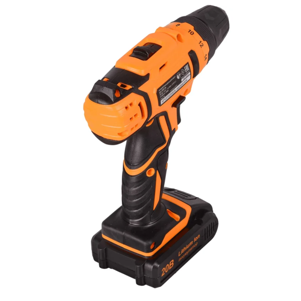 Дрель-шуруповерт аккумуляторная Вихрь ДА-20Л-2К 2,0 А/ч  72/14/21 в Екатеринбурге