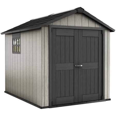 Блок хозяйственный из ПВХ "Keter" Окланд 759 серый 227х132х460см 166кг 17201311 в Екатеринбурге