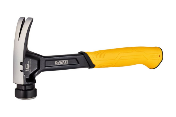 Молоток DeWalt одноэлементный с прямым гвоздодером 454гр.  DWHT51003-0