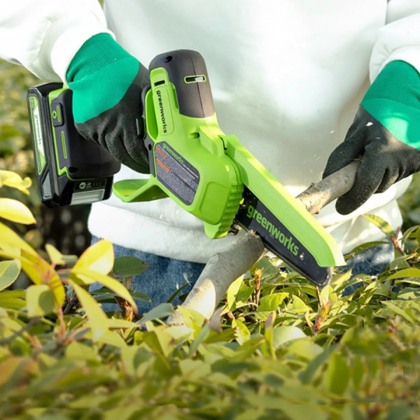 Цепная мини пила аккумуляторная Greenworks  2008707 в Екатеринбурге