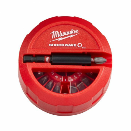 Набор бит Milwaukee SHOCKWAVE (15шт) (дисплей 10шт)