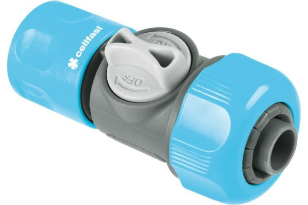 Коннектор Cellfast IDEAL 3/4'' с клапаном 52-331 в Екатеринбурге