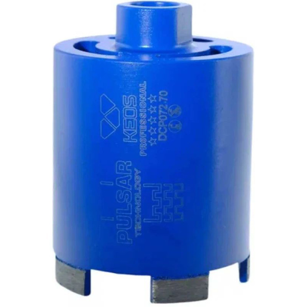 Коронка алмазная по бетону KEOS PULSAR M16 72/70мм микроудар  DCP072.70 в Екатеринбурге