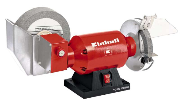 Точило Einhell TC-WD 150/200 (250Вт, диск 150х20мм, диск 200х40мм) 4417240 в Екатеринбурге