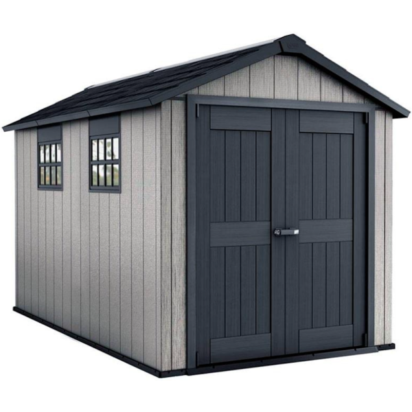 Блок хозяйственный из ПВХ "Keter" Окланд 7511 серый 229x350x242см 211кг  17201421 в Екатеринбурге