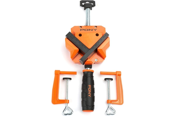 Струбцина угловая Pony Jorgensen до 50мм., с настольными зажимами 2шт.  9180 в Екатеринбурге 