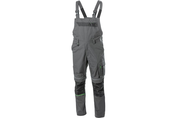 Полукомбинезон рабочий HOEGERT LEMBERG размер M (50) темно-серая  HT5K801-M в Екатеринбурге