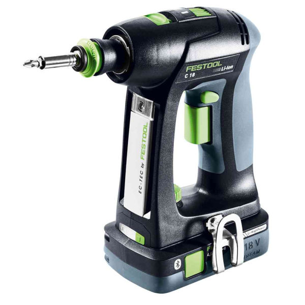 Аккумуляторная безударная дрель-шуруповерт FESTOOL C18 HPC 4,0 I-Plus Li 576435