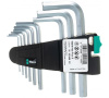 Набор Г-образных ключей Wera 950/9 SM N, хромированных, 9 пр., 1.5/2/2.5/3/4/5/6/8/10 мм WE-021406 в Екатеринбурге 